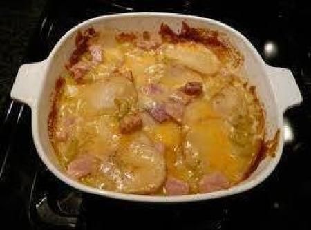 THELMA'S SCALLOPED POTATOES & HAM Recipe Scalloped Potatoes Ham, Dutch Oven Recipes Cast Iron, Potatoes And Ham, Scalloped Potatoes And Ham, Ham Potato, Dinner Prep, Dutch Oven Recipes, Sprout Recipes, Summer Cooking