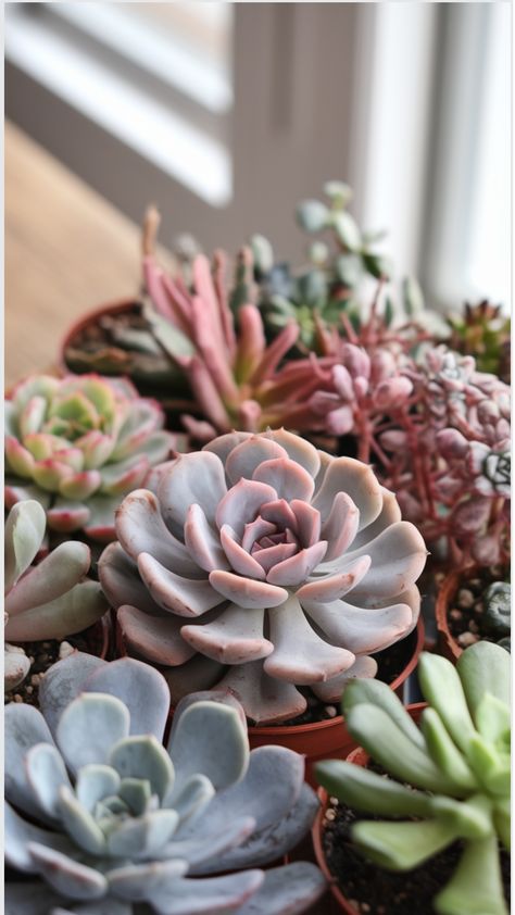 healthy indoor succulents Care For Succulents, Outdoor Succulents, Mini Succulent Garden, Indoor Succulents, Soil Type, Plant Succulents, Growing Strong, Succulent Care, Succulents Indoor