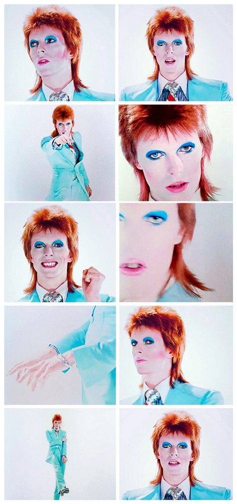 Promo video for Life On Mars, filmed and directed by Mick Rock. Earls Court, May 12th 1973. David Bowie Makeup, Bowie Life On Mars, Bowie T Shirt, David Bowie Pictures, Bowie Ziggy Stardust, David Bowie Ziggy Stardust, David Bowie Art, David Bowie Ziggy, The Velvet Underground