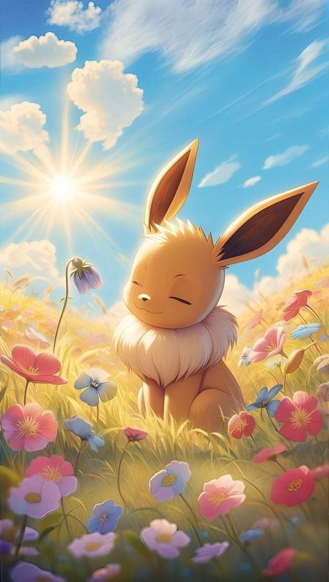 Eevee Wallpaper, Cute Pokemon Art, Gen 1 Pokemon, Pokemon Official, Pokemon Backgrounds, Cool Pokemon Wallpapers, Pokemon Eeveelutions, Cute Pokemon Pictures, Eevee Evolutions