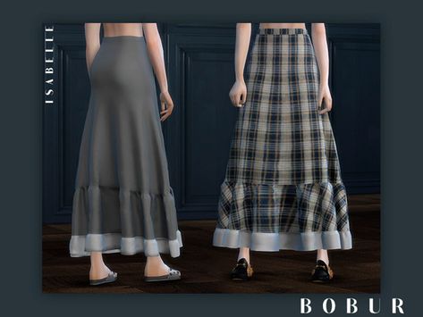 Low Waisted Skirt, Sim4 Cc, Low Waist Skirt, Clothes Cc, Goth Skirt, Grunge Skirt, Cottagecore Clothes, Fairycore Clothes, Sims 4 Body Mods