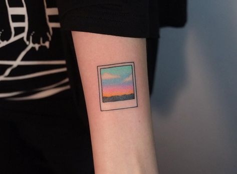 Polaroid Photo Tattoo, Polaroid Picture Tattoo, Polaroid Picture, Shape Tattoo, Polaroid Photo, Tiny Tattoo, Japanese Sleeve Tattoos, Detailed Tattoo, Photo Tattoo