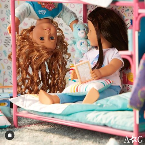 Sister Sleepover, Courtney Moore, American Girl Doll Sets, American Girl Doll Hairstyles, Custom American Girl Dolls, American Girl Doll House, American Girl Doll Diy, American Girl Doll Clothes Patterns, Our Generation Dolls