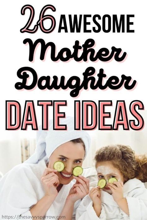 Whether you need mother daughter date ideas at home or out on the town, you'll find some awesome and creative ways to bond with your daughters here! Great mommy and me dates for toddlers and even mom and daughter date ideas for teens! Mom And Daughter Date Ideas, Mommy And Me Dates, Mother Daighter, Unique Dates, Mom Daughter Dates, Date Ideas For Teens, Mommy Daughter Activities, Date Ideas At Home, Mommy Daughter Dates