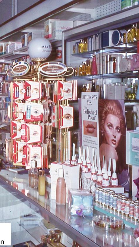 70s Beauty Products, 1960s Perfume, 1950s Beauty, 60’s Aesthetic, Vintage Makeup Ads, 60s Makeup, Makeup Ads, Retro Makeup, Retro Beauty