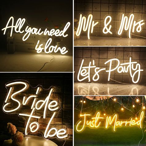 Letrero de neón de todo lo que necesitas es amor, luz LED personalizada para dormitorio, fiesta de boda, decoración colgante de pared, arte de neón, luces nocturnas - AliExpress Led Light Bedroom, Led Lighting Bedroom, Love Decorations, Neon Wall Signs, Led Wall Art, Love Neon Sign, Light Bedroom, Led Neon Lighting, Neon Light Signs