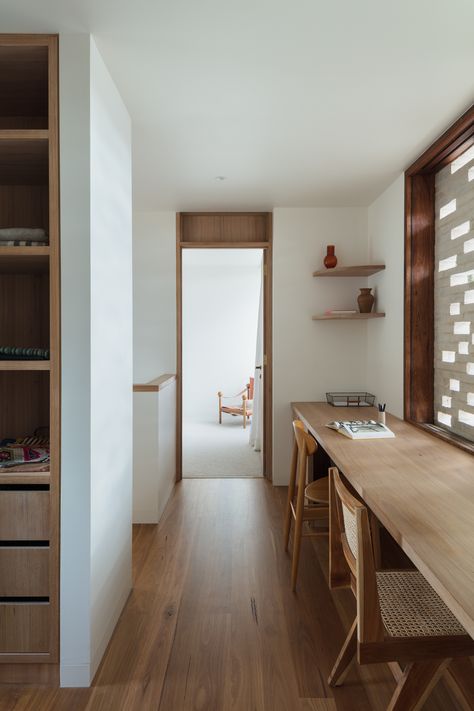 Folk Studio, Coastal Apartment, Hardwood Doors, Study Inspo, The Local Project, Storey Homes, Studio Interior, Timber Flooring, Australian Homes