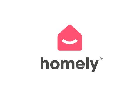 Homely Logo by David Kovalev Home Design Logo, Housing Logo, Home Logo Design, Logo Home, House Logo, Typographie Logo, House Logo Design, Inspiration Logo Design, Cleaning Logo