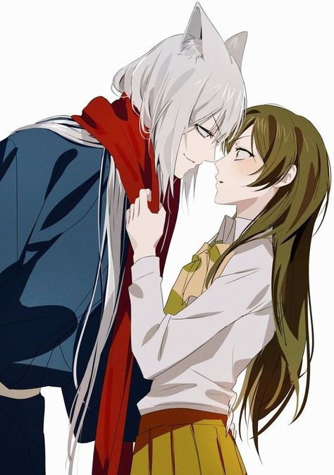 White Manga Wallpaper, Kamisama Kiss Fanart, Fox Yokai, Kitsune Art, Kamisama Kiss, Anime Nerd, Anime Family, Anime Baby, Anime Love Couple