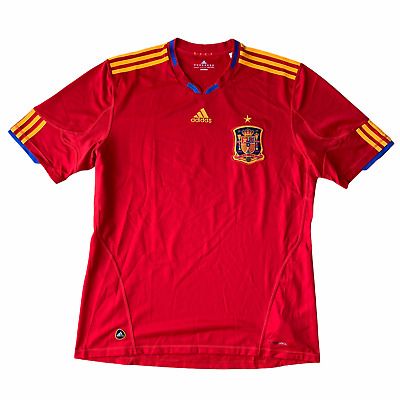 (eBay) 2009 10 Spain World Cup 2010 home Football Shirt - XL Paper Jersey, Spain World Cup, F1 Jacket, Spain Jersey, Spain Football Jersey, Spain Shirt, Boy Closet, World Cup 2010, Spain Football