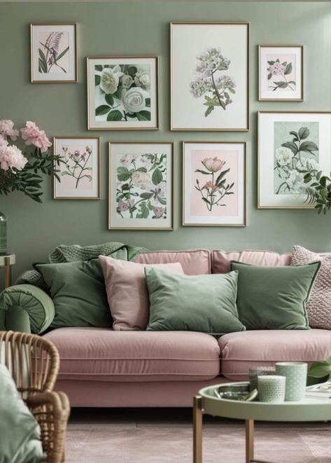 Mint Green Room, Green Room Design, Ivory Living Room, Mint Green Rooms, Green Lounge, Green Living Room, Colourful Living Room Decor, Pink Living Room, Shabby Chic Living Room