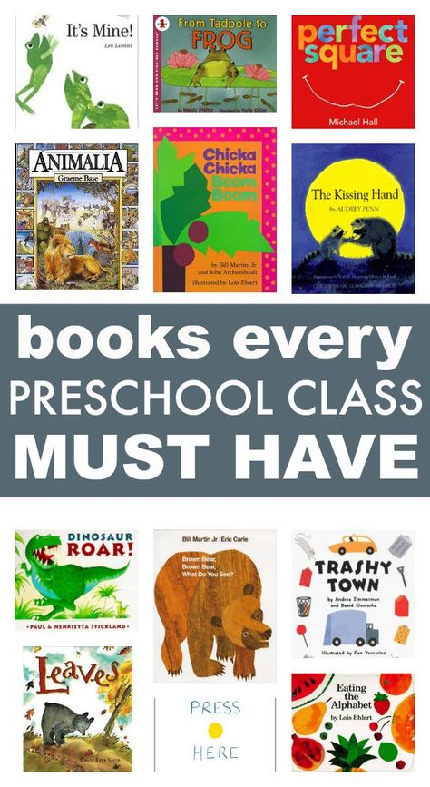 Books every preschool class should have. Must have books for preschool. The Kissing Hand Book, Must Have Books, Books For Preschool, Kids Feelings, Preschool Reading, Counting Books, Preschool Literacy, Preschool Class, Preschool Books