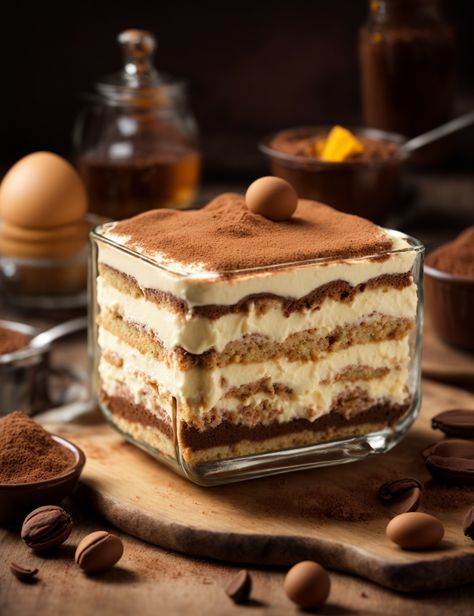 Famous Desserts, 1 Image, World Famous, Image Editing, Espresso, Dessert, Italy, Quick Saves, Tiramisu