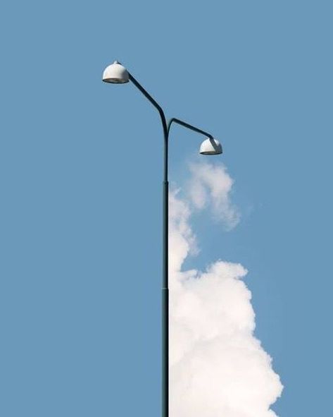 street light, photography, image, electricity, lamp, power, lamppost, streetlight, sky, outdoors, pole, illuminated, floodlight, reflector, lantern Baby Blue Aesthetic, Minimal Photography, Minimalist Photos, Minimalist Photography, Foto Art, Sky Aesthetic, Pastel Aesthetic, Photography Inspo, Blue Aesthetic