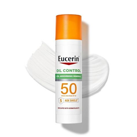 Eucerin Sun Oil Control SPF 50 Face Sunscreen Lotion Lotion With Spf, Sun Oil, Facial Lotion, Facial Sunscreen, Sunscreen Spf 50, Lotion Bottle, Sunscreen Lotion, Face Lotion, Mineral Sunscreen