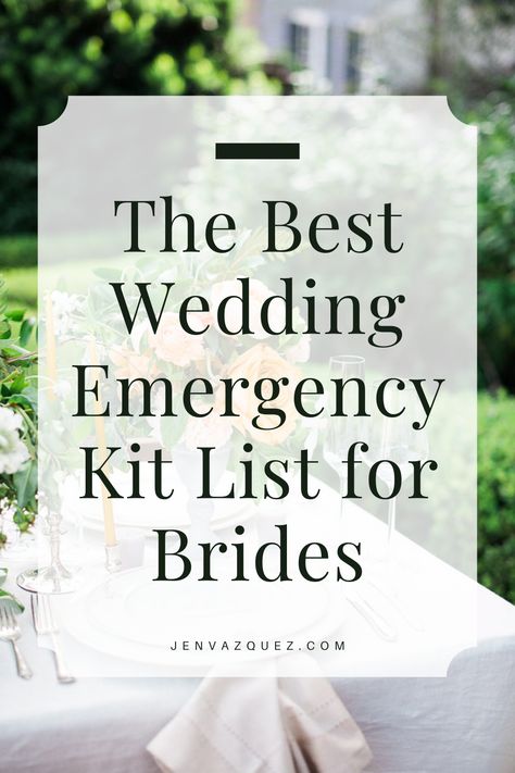 Wedding Emergency Kit List, Emergency Kit List, Wedding Survival Kit, Bride Kit, Bridesmaid Survival Kit, Bride Survival Kit, Wedding Day Emergency Kit, Bride Emergency Kit, Bridal Emergency Kits