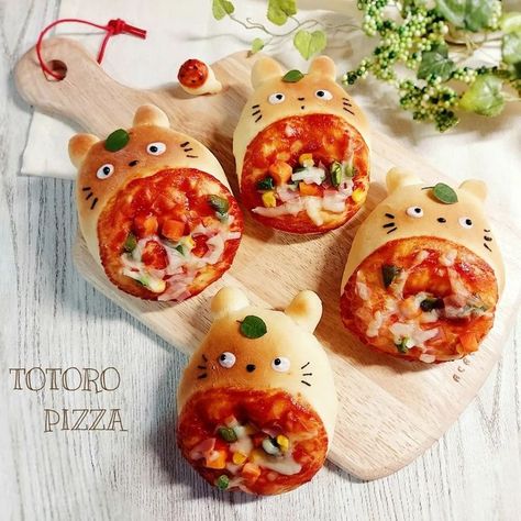 Cute Pizza, Kawaii Cooking, Delicious Snacks, Kawaii Food, Cute Desserts, Food Crafts, Korean Artist, Food Obsession, Cafe Food