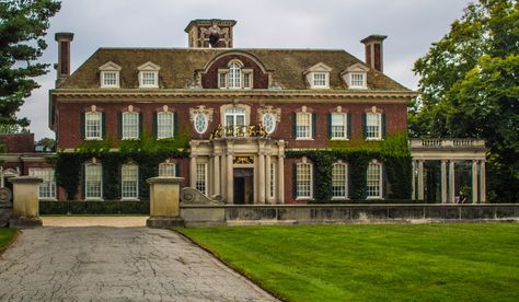 Old American Mansions, Old Brick Mansion, Old British Mansion, 1700s Mansion, 1940s Mansion, Old English Mansion, 1800s Estate, British Mansion, New England Mansion