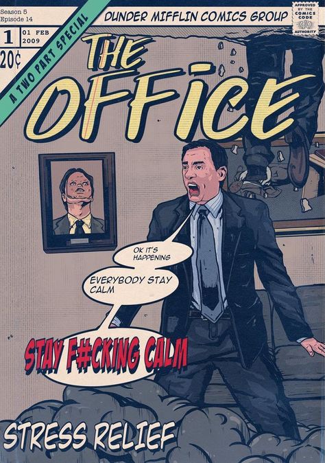 The Office Vintage Poster, The Office Poster Tv Show, Retro Comic Aesthetic, The Office Drawing, The Office Cartoon, The Office Illustration, The Office Mood, The Office Aesthetic, The Office Poster