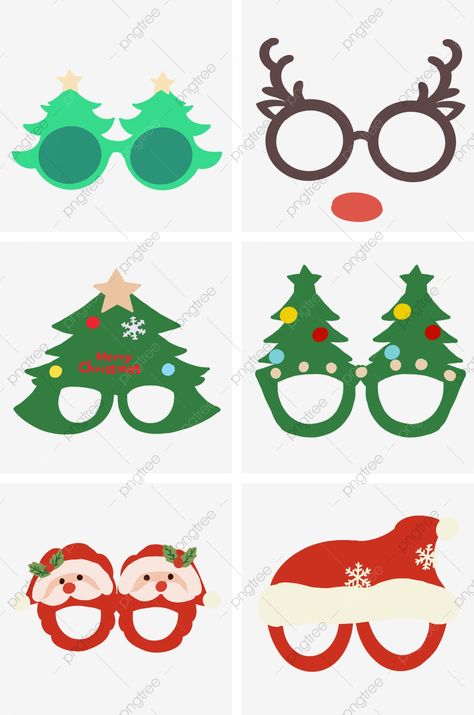 Christmas Mask Ideas, Christmas Ornament Homemade, Tinkerbell Party Theme, Diy Photo Ornaments, Ornaments Diy Kids, Mask Png, Christmas Photo Frame, Christmas Photo Booth, Christmas Glasses