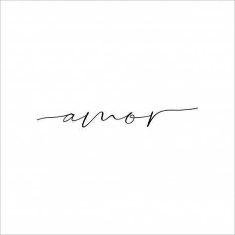 Amor Tattoo, Cursive Tattoos, Small Pretty Tattoos, Writing Tattoos, Petite Tattoos, Small Hand Tattoos, Classy Tattoos, Discreet Tattoos, Dainty Tattoos