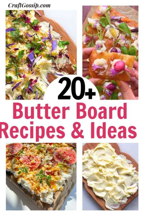 Simple Butter Board Ideas, Diy Butter Board, Mexican Butter Board, Gourmet Butter Recipes, Butter Smear Board, Best Butter Boards, Charcuterie Board Butter, Spring Butter Board, Easy Butter Board Recipe