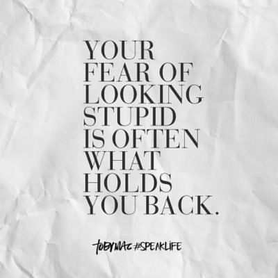 Your Fear Of Looking, Tobymac Speak Life, Fear Of Rejection, Toby Mac, Peaky Blinders Quotes, Worth Quotes, Speak Life, Word Up, Power Of Positivity