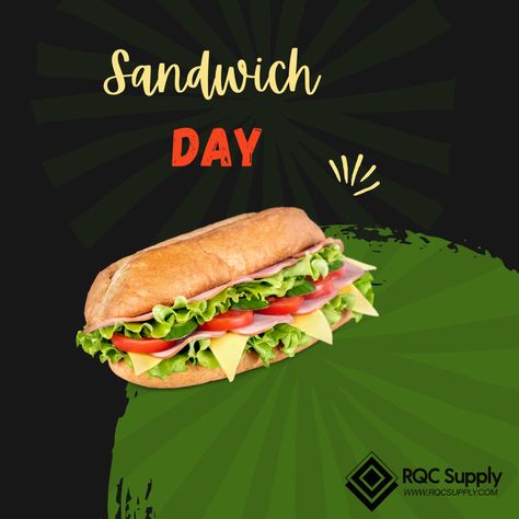 elebrated annually on November 3, National Sandwich Day is one of our favorite holidays. The sandwich is believed to be the namesake of John Montagu, the 4th Earl of Sandwich, following the claim that he invented the first ever sandwich. As one of America’s most popular lunch items, this day gives us a great reason to enjoy a sandwich. Earl Of Sandwich, National Sandwich Day, The Namesake, Sandwich Day, Lunch Items, National Days, November 3, Chicken Burgers, Favorite Holiday