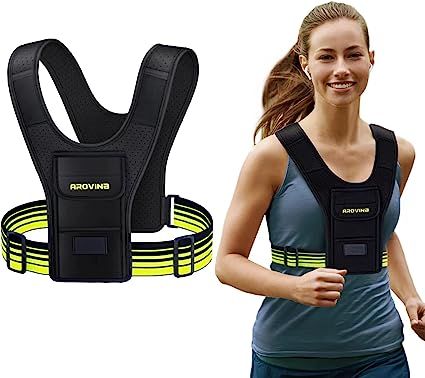 Lightweight Chest Pouch Running Vest Phone Holder for Men and Women in Running Jogging Training Hiking Running Phone Holder, Running Vest, Running For Beginners, Workout Clothing, Card Pouch, Workout Fits, Support Telephone, Phone Pouch, Dog Walking