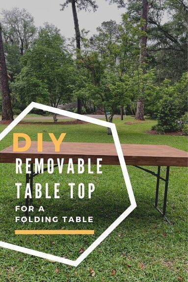 Plastic Folding Table, Table Top Covers, Wooden Patio, We Are Done, Wood Table Diy, Pocket Full Of Sunshine, Outdoor Folding Table, Wooden Patios, Pressure Treated Wood