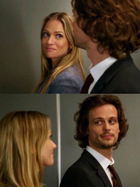 JJ and Reid | Criminal Minds Jj And Spencer Reid, Spencer Reid And Jj Kiss, Jj And Spencer, Spencer Reid And Jj, Reid Spencer, The Boondock Saints, Jennifer Jareau, Aj Cook, Dr Reid