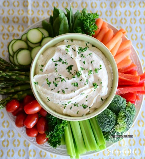 Easy Vegetable Dip Recipe, Veggie Dip Recipe, Vegetable Dip Recipe, Season Salt, Dip Ideas, Parmesan Dip, Chips Dip, Vegetable Dips, Vegetable Dip