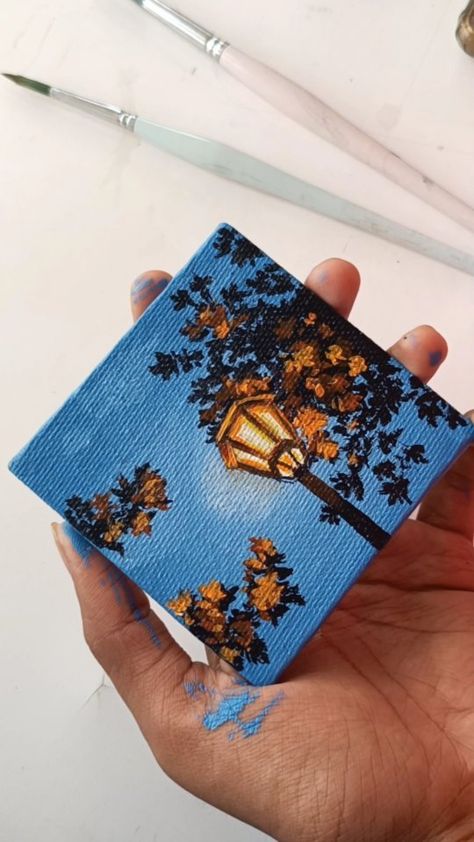 Mini Tela, Mini Toile, Small Canvas Paintings, Simple Canvas Paintings, Cute Canvas Paintings, Easy Canvas Art, Canvas Painting Designs, Cute Paintings, Small Canvas Art