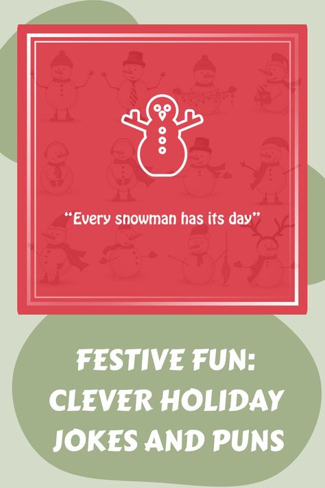 Prepare to fill your home with joy and laughter this holiday season as we bring you a delightful array of puns, jokes, and witty remarks. Even the biggest Grinch won't be able to resist cracking a smile with our whimsical "Santa Pause" moments and clever "elf-abet" jokes. Get into the festive spirit and let these lighthearted quips warm your heart and spread cheer wherever you go! Santa Puns, Santa Jokes, Holiday Jokes, Jokes And Puns, Whimsical Santa, Christmas Puns, Witty Remarks, Christmas Jokes, Puns Jokes