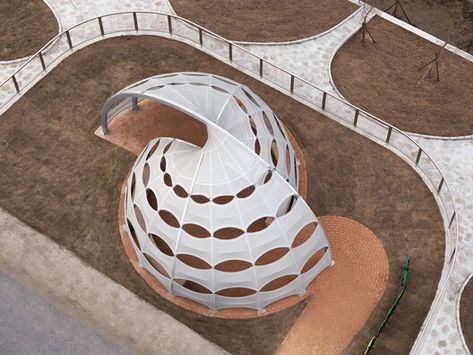 The Possibilities of Pavilion, Three Ecological Pavilions by the Sea / HCCH Studio | ArchDaily Small Structures, Artificial Coral, Marine Science, Recycled Brick, Pavilion Architecture, Pavilion Design, Landscape And Urbanism, Science Themes, Chicago Architecture