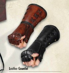 I only know what gauntlets are because of comic  books... heh... Leather Gauntlets, Sca Armor, Leather Armour, Leather Gauntlet, Leather Bracers, Cosplay Armor, Larp Costume, Leather Armor, Fantasy Armor