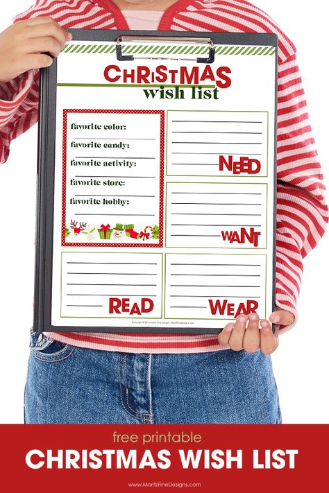 Kids & Adults can create their Christmas Wish List with this free printable. Gather all ideas on one list to share with friends and family. Christmas List Printable, Santa Wish List, All Ideas, Christmas Wish List, Christmas Wish, Ideas Hogar, Christmas Planner, Holiday Printables, Free Christmas Printables