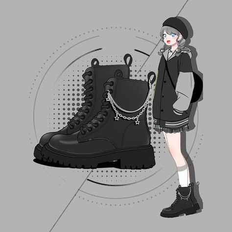 Buy Kawaii Cute Boots Lolita Boots Boots Drawing, Platform High Heel Shoes, Mid Boots, Black Retro, Vintage Swimsuits, Fringe Boots, Martin Boots, Casual Sport Shoes, Mid Calf Boots