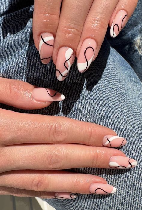 Easy Nails, Casual Nails, Classy Acrylic Nails, Nail Swag, White Nail, Short Acrylic Nails Designs, Nails Desing, Nailed It, Nail Art Ideas