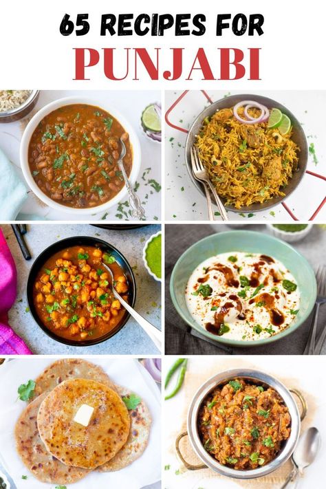 collection of best punjabi recipes Punjabi Rice Recipe, Northern Indian Recipes, Punjabi Food Recipes, Punjabi Dishes, State Recipes, Punjabi Recipes, Nashta Recipe, East Indian Food, Healthy Food Chart