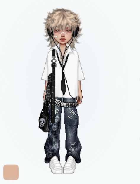 Punk Fashion Male, Best Dress Up Games, Girl Hair Drawing, Character Dress Up, Bratz Inspired Outfits, Fashion Gal, Charli D'amelio Aesthetic, Concept Clothing, Tomboy Style Outfits