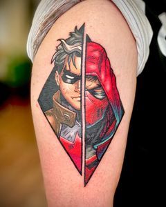 Red Hood Outlaw, Jason Todd Red Hood, Red Hood Wallpaper, Red Hood Dc, Robin Tattoo, Dc Tattoo, Today Tattoo, Teen Titans Fanart, Red Hood Jason Todd