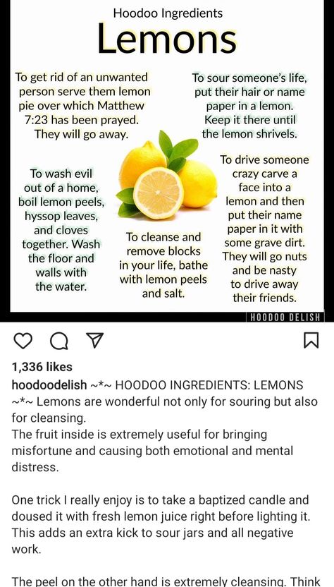 Lemons In Witchcraft, Lemon Witchcraft, Boil Lemons, Lemon Uses, African Spirituality, Witch Magic, Lemon Peel, Witch, Lemon