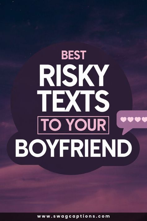 Looking to spice things up? Discover the "Best Risky Texts To Your Boyfriend" that are sure to add excitement and fun to your relationship! These bold and playful messages are perfect for keeping the spark alive and showing your adventurous side. Whether you're aiming for a flirty surprise or a thrilling challenge, these texts will help you connect in a fresh and exciting way. Ready to send something unforgettable? Explore our top picks for the best risky texts now! What To Send Your Boyfriend, Text Messages To Send To Your Boyfriend, How To Make Ur Bf Blush Over Text, Risky Texts Ideas, Risky Messages To Send Him, Dirty Minded Things To Send To Your Boyfriend, Cringey Things To Say To Your Boyfriend, How To Tease Your Boyfriend Over Text, Cheesy Texts To Boyfriend