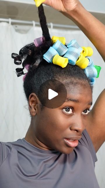 Ginette Kofigah on Instagram: "Heatless curls on type 4 hair! 

I love doing styles like this 

What’s your go to for heatless styles?" Heatless Curls Overnight 4c Hair, Braidouts On Natural Hair, Natural Hair Styles Easy 4c, Type 4c Hairstyles, Heatless Curls Overnight, 3c Hair, Spiral Curls, Type 4 Hair, Heatless Curls