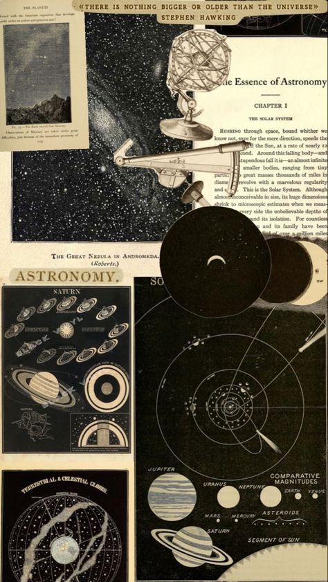 Astronomy Dark Aesthetic, Aesthetic Space Posters, Astronomy Astethic, Vintage Astronomy Wallpaper, Vintage Astronomy Prints Wallpaper, Space Poster Aesthetic, Astronomy Art Wallpaper, Astronomy Room Aesthetic, Astronomy Wallpaper Aesthetic