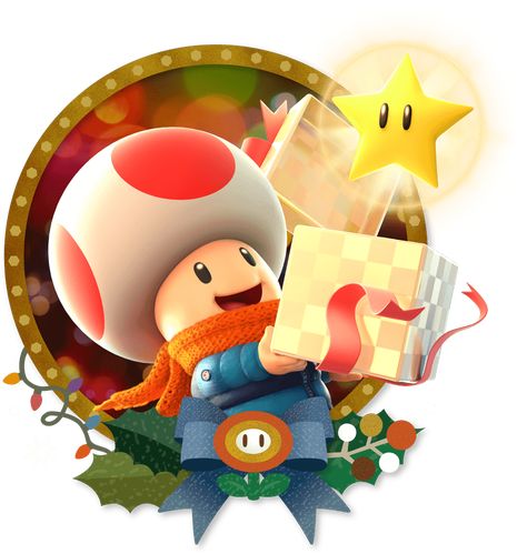 Nintendo Christmas Art, Toad Mario Bros, Nintendo Christmas, Super Mario Christmas, Mario Christmas, Nintendo Mario Bros, Peach Mario, Super Mario Games, Brother Christmas