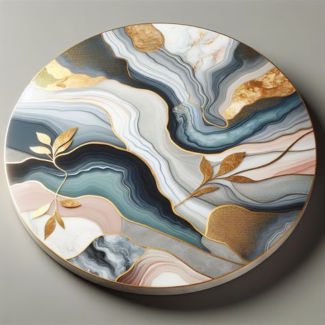 Discover our elegant resin art table with a stunning abstract design in bold and soft hues. Impeccably crafted with gold leaf accents for that luxe touch, this piece effortlessly mixes modern and timeless appeal. Perfect for chic, contemporary spaces. 

#ResinArt #ModernFurniture #AbstractArt #ElegantTable #ChicHomeDecor #GoldLeafAccents Resin Art Table, Resist Art, Opal Art, Resin Crafts Tutorial, Resin Artwork, Diy Resin Crafts, Diy Resin, Chic Home Decor, Art Table