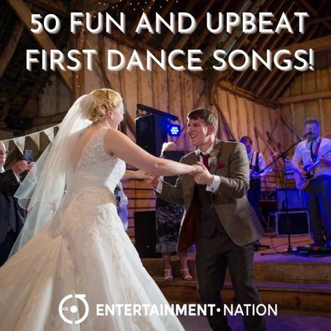 50+ Fun And Upbeat First Dance Songs! Fun First Dance Songs Wedding, Best Father Daughter Dance Songs, First Dance Ideas, Songs For Christmas, Wedding Entrance Songs, Country Wedding Songs, Father Daughter Dance Songs, Dance Songs, Dance Ideas