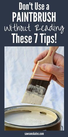 Clean Paint Brushes, Painting Walls Tips, House Painting Tips, Cleaning Paint Brushes, Learn Woodworking, Diy Home Repair, Wood Working For Beginners, Paint Stain, Diy Home Improvement